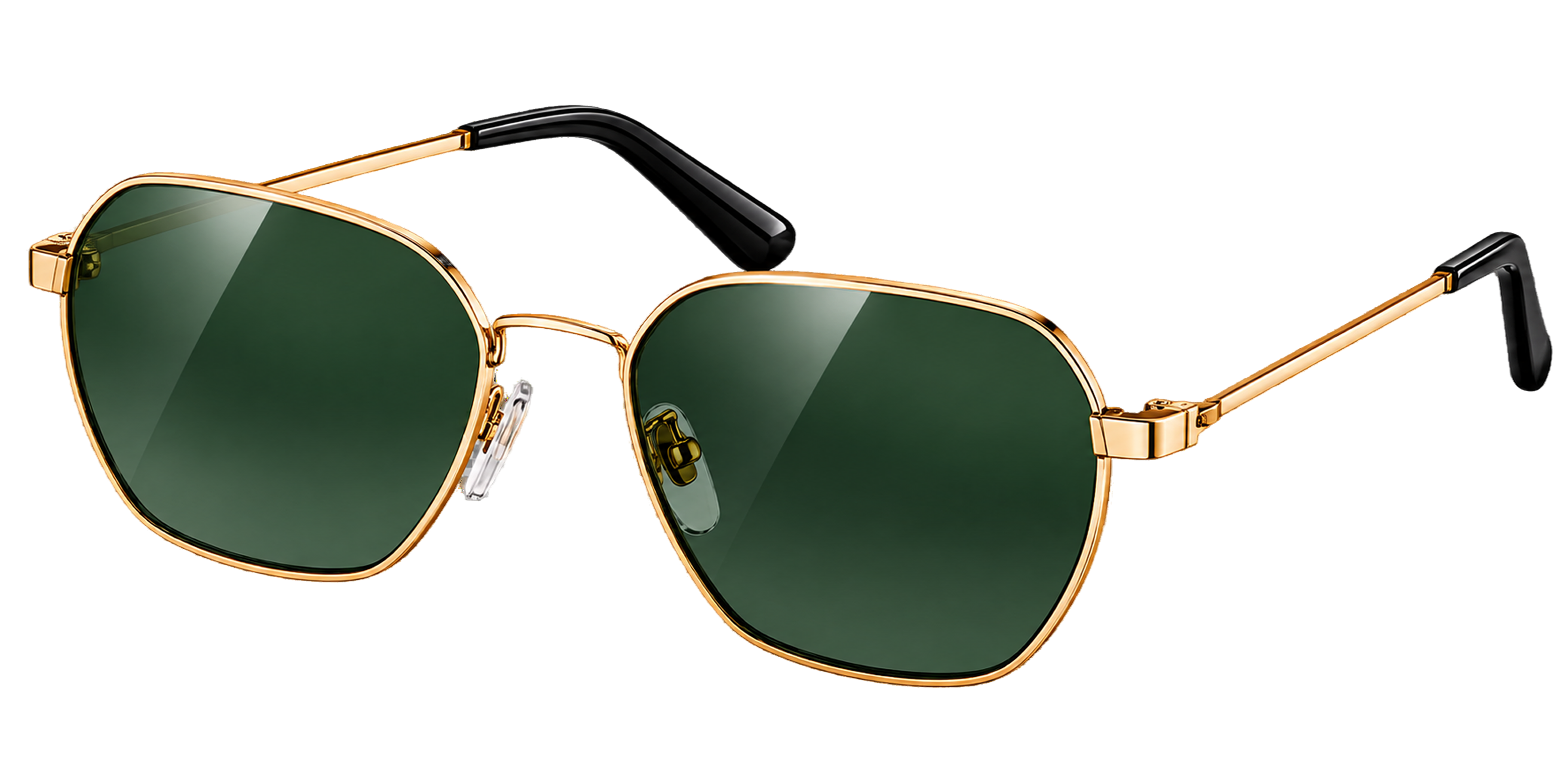 Geometric Metal Sunglasses
